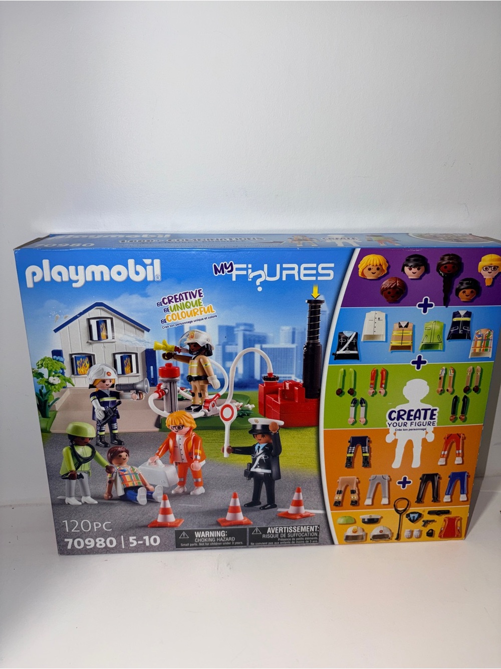 PLAYMOBIL My Figures Rescue Mission 120-Piece Set NWT